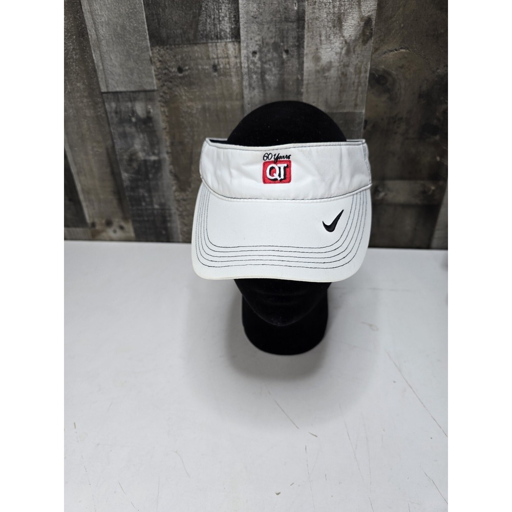 Nike Visor Hat Cap Strap Back QT White Black Red Golf Golfer Swoosh Casual Mens